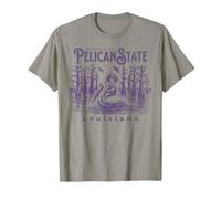 Vintage Louisiana Retro State Parks US Viaggi Escursionismo Grafica Maglietta