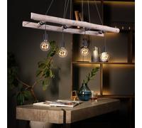 Vintage Luce a Sospensione Appesa Plafoniera Lampada di Legno Soggiorno Cucine
