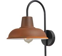 Vintage Luce da Hotel E27 Nero Ø26cm Wandleuchte Lampada Cucina Parete Interno