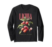 Vintage Lychee Tropical Flavor Organic Fruit Arte Botanica Maglia a Manica