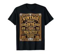 Vintage Made in 1978 Western Birthday Born in 1978 Birthday Maglietta
