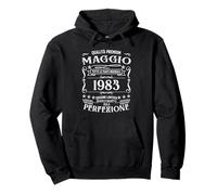 Vintage Maggio 1983 43 Compleanno Regali Donna Uomo Felpa con Cappuccio
