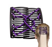 Vintage Magic Comb - Pettini elastici per capelli, indispensabili | Ideale per la produzione di eleganti, doppio pettine, perfetti per code di cavallo basse e acconciature