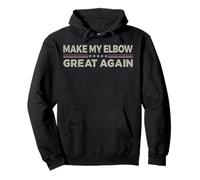 Vintage Make My Elbow Great Again Divertente Recupero Chirurgico Felpa con Cappuccio
