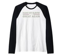Vintage Make My Elbow Great Again Divertente Recupero Chirurgico Maglia con Maniche Raglan