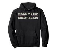 Vintage Make My Hip Great Again Divertente Chirurgia Umorismo Recupero Felpa con Cappuccio