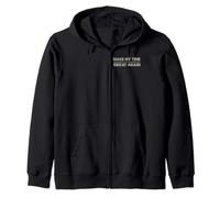 Vintage Make My Time Great Again Parodia Satira divertente slogan Felpa con Cappuccio