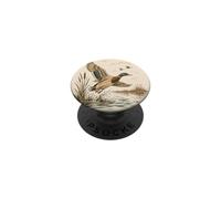 Vintage Mallard Anatra Caccia Palude Uccelli acquatici PopSockets PopGrip Adesivo