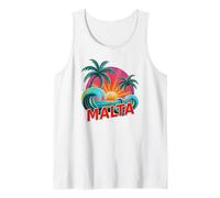 Vintage Malta Tutte Le Ragazze Vacanza Crew Trip Matching Sisters Canotta