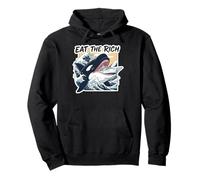 Vintage Mangiare Il Ricco Ukiyo-e Kanagawa Onda Ocean Amanti Felpa con Cappuccio
