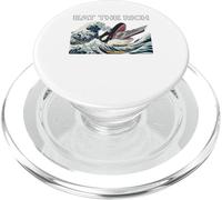 Vintage Mangiare Il Ricco Ukiyo-e Kanagawa Onda Ocean Amanti PopSockets PopGrip per MagSafe
