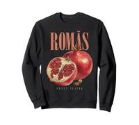 Vintage Melograno Sapore Dolce Frutta Biologica Botanica Felpa