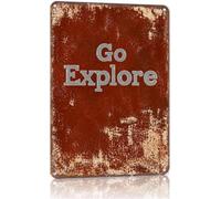 Vintage Metal Sign Go Outside Play Wall Decor 8 X 12 in