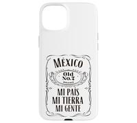 Vintage Mexico Old Mi Pais Mi Tierra Mi Gente, Mexican Pride Custodia per iPhone 15 Plus