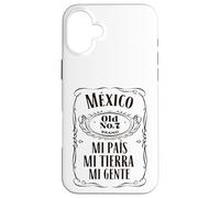 Vintage Mexico Old Mi Pais Mi Tierra Mi Gente, Mexican Pride Custodia per iPhone 16 Plus