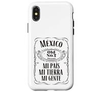Vintage Mexico Old Mi Pais Mi Tierra Mi Gente, Mexican Pride Custodia per iPhone X/XS