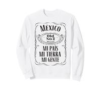 Vintage Mexico Old Mi Pais Mi Tierra Mi Gente, Mexican Pride Felpa