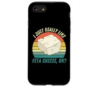 Vintage Mi piace molto il cibo al formaggio feta Custodia per iPhone SE (2020) / 7/8