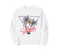 Vintage Miami Florida Proprio Come Un Paradiso Felpa