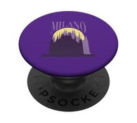Vintage Milano Cattedrale Italia Architettura Turismo Monumento PopSockets PopGrip Adesivo
