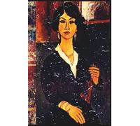 Vintage Mini Notebook/Journal; A6 (4x6"); 100 Pages; White, Ruled Paper: Modigliani Cover Design 7