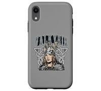 Vintage mitologia norrena Valchiria Donne Viking Warrior Custodia per iPhone XR