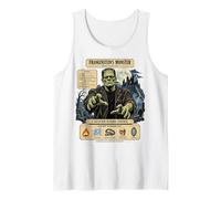 Vintage Mostro Rianimato Halloween Retro Horror Spettrale Canotta
