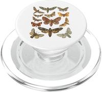 Vintage Moth Cottagecore Estetica Goblincore Dark Academia PopSockets PopGrip per MagSafe