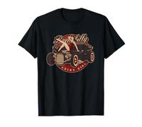 Vintage Motorcycle Shirt Motor: Rockabilly 1950s Lowbrow Maglietta