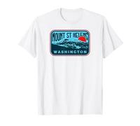 Vintage Mount Saint Helens Washington Retro Style Volcano Maglietta