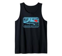 Vintage Mount Saint Helens Washington Retro Style Vulcano Canotta