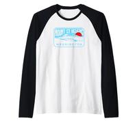 Vintage Mount Saint Helens Washington Retro Style Vulcano Maglia con Maniche Raglan