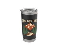 Vintage Mountain Trail Adventure - Trova il tuo percorso Bicchiere termico in acciaio inox doppia parete
