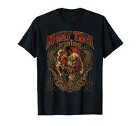 Vintage Muay Thai Leggenda Boxe Thai Combattente Maglietta