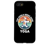 Vintage Mucca Il Mondo Ha Bisogno Di Più Yoga Retrò Mucche Amante Custodia per iPhone SE (2020) / 7/8