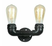 Vintage Muro Luce Rétro Industriale Rustico Sconce Steampunk E27 Tubo Lampada