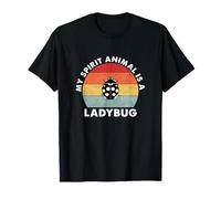 Vintage My Spirit Animal is a Ladybug Maglietta