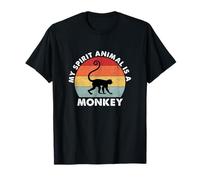 Vintage My Spirit Animal is a Monkey Maglietta