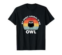 Vintage My Spirit Animal is an Owl Maglietta