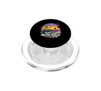 Vintage Myrtle Beach South Carolina Sunset Skyline Cityscape PopSockets PopGrip per MagSafe