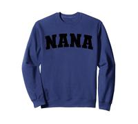 Vintage Nana Distressed Bold Identità Classico Felpa