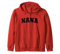 Vintage Nana Distressed Bold Identità Classico Felpa con Cappuccio