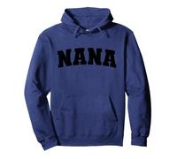 Vintage Nana Distressed Bold Identità Classico Felpa con Cappuccio