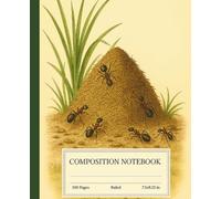 Vintage Nature Notebook - Anthill Edition | Classic Ruled Notebook with Illustrated Cover | 100 Pages | Elegant Stationery for Journaling, Study, Everyday Writing & Reflections