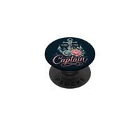Vintage Nautico Capitano Ancora Floreale Romance Humor PopSockets PopGrip Adesivo