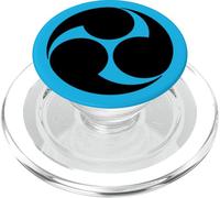 Vintage Nero Kobayakawa Giappone Mon Vector Art PopSockets PopGrip per MagSafe