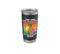 Vintage Non so La Domanda È La Risposta È Guava Bicchiere termico in acciaio inox doppia parete