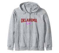 Vintage Oklahoma Girl Retro Pink Oklahoma Women And Girls Felpa con Cappuccio