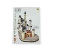 Vintage Old style Retro games Puzzle 3D Castello di Neuschwanstein 64 pezzi