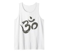 Vintage Om Meditazione Spirituale Indiano Yoga Simbolo Om Canotta